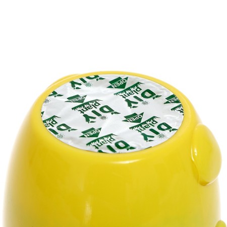 Set for experiments "Kotiki. We grow grass ", yellow pot-5