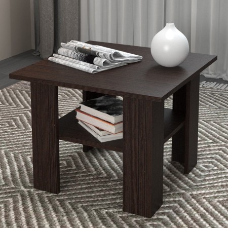 Journal table "Ufimka", 550 × 550 × 434 mm, color Venge