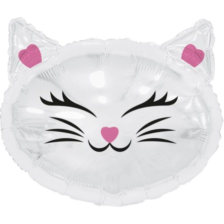Foil ball 26 "cat", figure, individual packaging