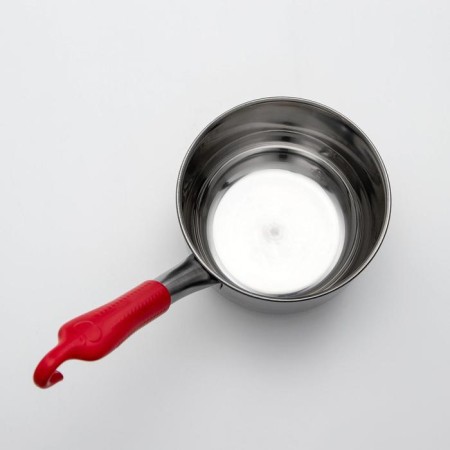 Stainless steel bucket, 1 l, plastic handle, color of the pen Mix-1
