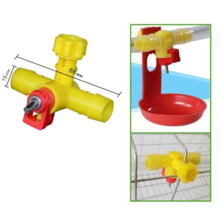 Drive Nipple, for poultry, with an attach to the hose-3