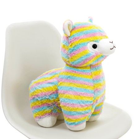 Soft toy "Lama", 45 cm, striped-1