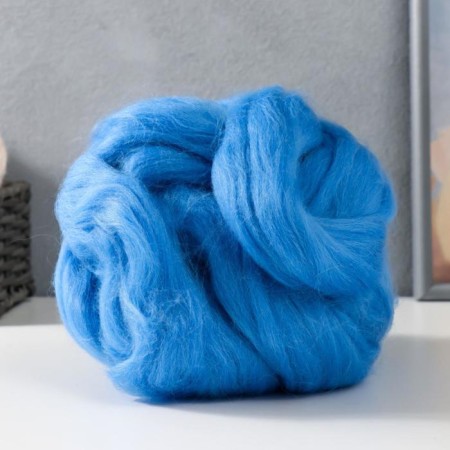 Fasting wool 100% half -toned wool 100g (98 forest bell)