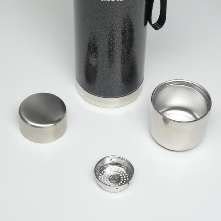 Thermos, 1 l, the journey "Master K.", with a circle, retains heat 48 hours, black-2