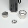 Thermos, 1 l, the journey "Master K.", with a circle, retains heat 48 hours, black