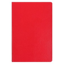Deliciper of Leduced A5, 160 MEGAPOLIS sheets, hard cover, artificial leather, red