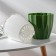 Kashpo for flowers with an insert "flute", 3 l, color malachite