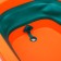 Bath -folding bath with drain, "crab", 67 cm., Biryuza/orange color