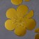 Set for decorating the cake "Flowers", color gold