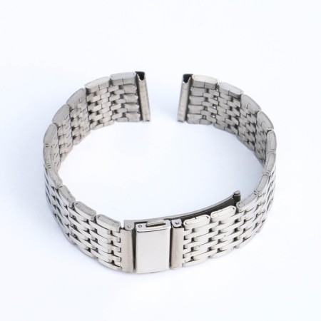 20 mm watch strap, metal, silver-1