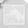 Plastic stencil "Assorted patterns" 13x13 cm
