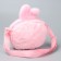 Children's "Bunny" bag with a toy inside, 20 cm, pink color