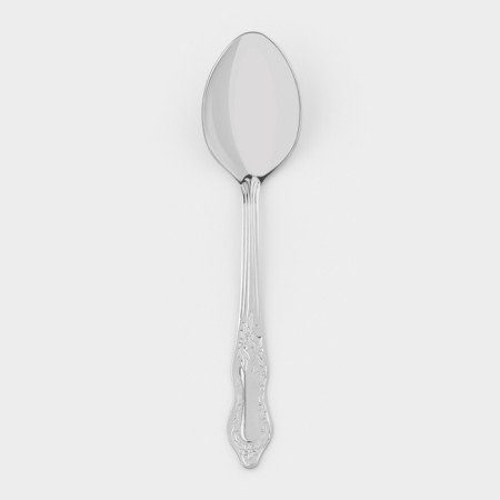 Tablespoon "Slavyanka", h = 19.5 cm, thickness 1.2 mm, silver color-1