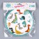 Paper plate "Dinosaurs", in a set of 6 pcs.