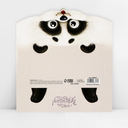 Envelope for Money Formation "Funny Panda", 17.5 x 9 cm-2