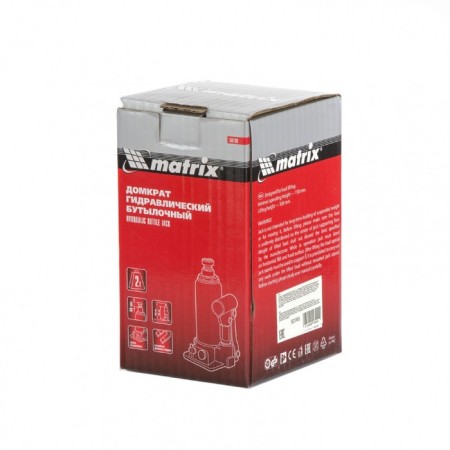 Hydrix 50760 hydraulic jack, bottle, 2 tons, lifting height 158-308 mm-2