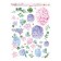 Vinyl sticker "hydrangeas", interior, 50 x 70 cm