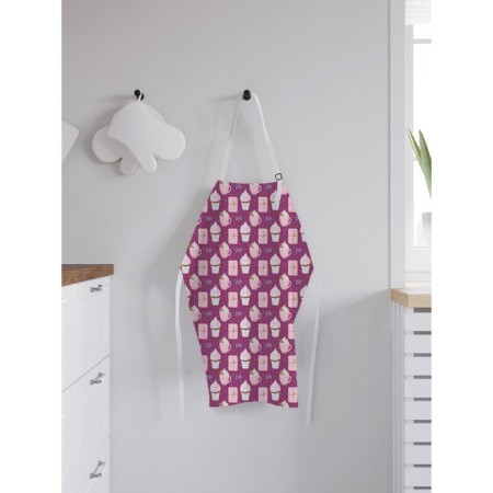 Apron kitchen with a “coffee with a cake”, adjustable, size OS-1