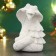 Figure for coloring "Snake with a Christmas tree", 8x6cm