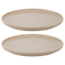 Set of plates Tkano Essential, 25 cm, 2 pcs, beige color