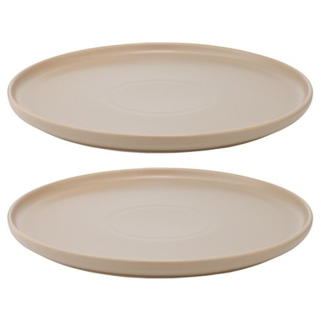 Set of plates Tkano Essential, 25 cm, 2 pcs, beige color