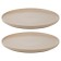 Set of plates Tkano Essential, 25 cm, 2 pcs, beige color