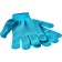 Gloves of nylon garden, knitting class 13, with PVC points, size 10, blue