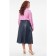 Women's skirt, size 52, blue color