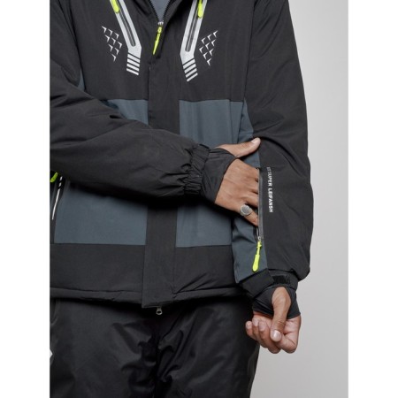 Male winter ski costume, size 56, black color-9