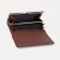 Women's wallet on magnets, brown color