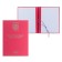 Folder "Master dissertation" Bumvinyl, scallops/suture, without paper, red color (capacity up to 300 sheets)