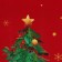 New Year. New Year's gift package for a bottle, packaging "Christmas tree", 12 x 36 x 8.5 cm.