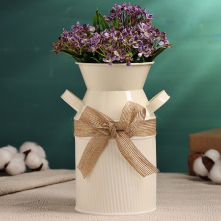 Kashpo - Vase "Glenn" Belaya, 10x10x19cm