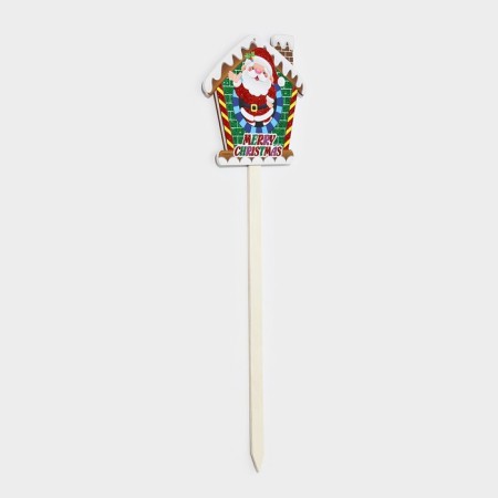 Topper decorative "Santa Claus and House" 21x67 cm-2