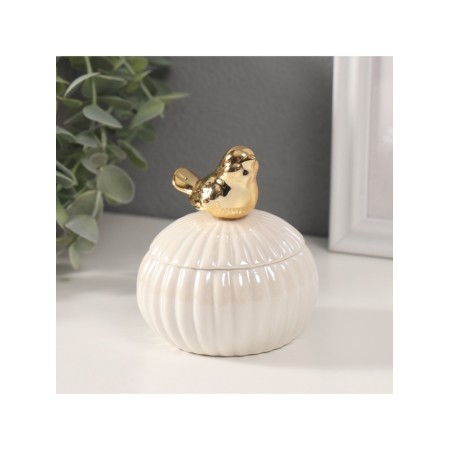Coramics Coramics "Boofing" White mother of pearl 8.2x8.2x10 cm-3