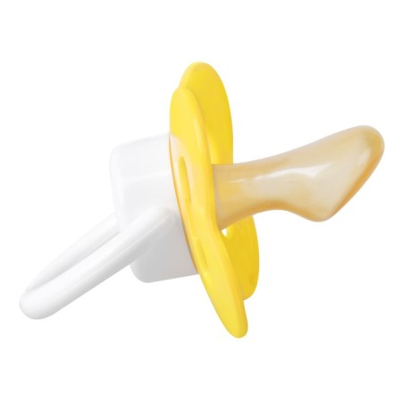 Latex orthodontic dummy, with a clothespin, from 3 months., Mix color-12