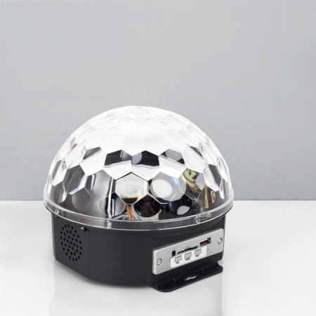 Light device "Crystal ball" 17.5 cm, speaker, glow RGB, 220 V-1