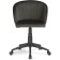 Computer chair Plastic/velor, black/graphite 59x60x78 cm