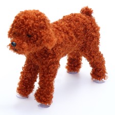 Dog doll, 30 cm, brown