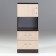 Clot Basia cabinet, 950x400x415, wenge/dairy oak