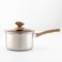 Stainless steel bucket for milk, d = 17.5, with a lid, plastic pen, 304 steel, thickness 0.5 mm, induction