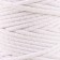 Knitting cord "Puff" 100% cotton width 5mm 100m (white)
