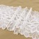 Lace elastic fabric, 175 mm × 2.7 ± 0.5 m, white color