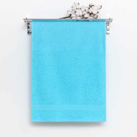 Terry towel 70x140 cm, light blue, 440 g/m2, cotton 100%