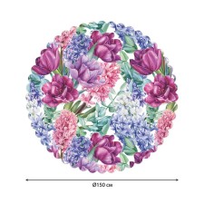The tablecloth “Spring mood”, round, Saten, d = 150 cm
