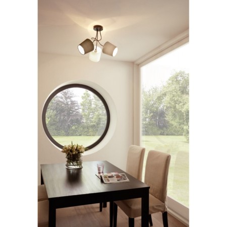 Almeida 3x40W E14 chandelier, black-1