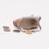 Women's wallet on the farmar, brown color