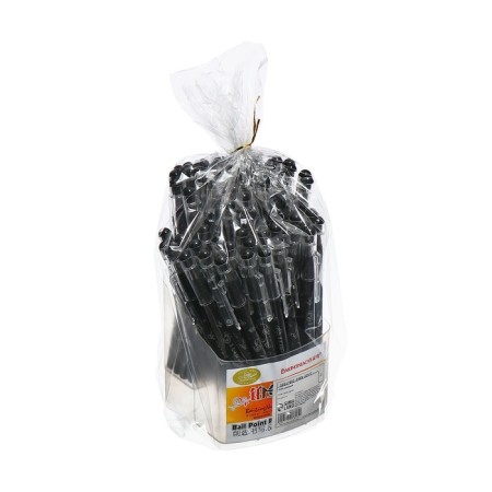 Ballic handle 0.5mm rod blue, black body with a pattern, barcode on a piece-5