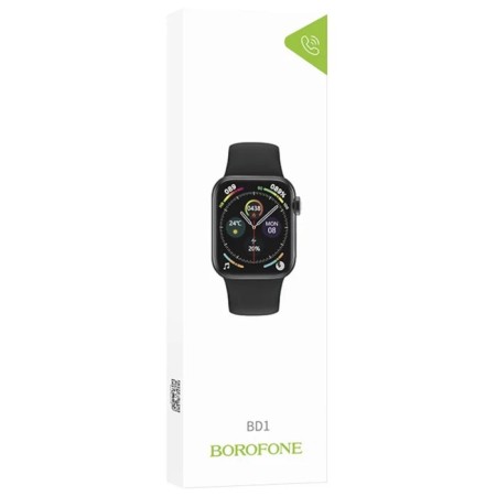 Borofone BD1, 1.69 ”, 240 * 280, IP67, BT5.0, 200 mAh, call support, black-6