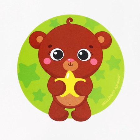 Children's lining - Sitting on the toilet "Bear" anti -slip, mix-8